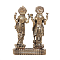 Brass Vishnu Lakshmi Standing Idol  Goddess Lakshmi & Lord Vishnu Brass Murti for Home Temple & Puja BH11981