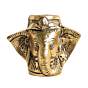 Metal Ganesha Pen Stand for Office Desk | Decorative Ganpati Pen Holder for Home & Study Table BH11650