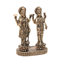 Brass Vishnu Lakshmi Standing Idol  Goddess Lakshmi & Lord Vishnu Brass Murti for Home Temple & Puja BH11981