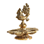 Metal Peacock Diya for Pooja & Home Decor | Decorative Mor Oil Lamp for Temple & Diwali BH11657