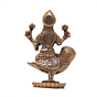 Mini Brass Lakshmi Idol for Home Temple, Pooja & Gift BH12443