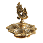 Metal Peacock Diya for Pooja & Home Decor | Decorative Mor Oil Lamp for Temple & Diwali BH11657
