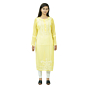 Georgette Yellow Kurti
