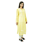 Georgette Yellow Kurti