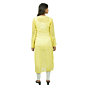 Georgette Yellow Kurti