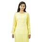 Georgette Yellow Kurti