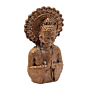 Mini Brass Buddha Idol for Home Decor, Office & Gift, BH12395
