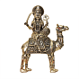 Small Brass Dasha Mata Murti for Pooja & Religious Decor BH11946