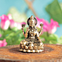 Brass Lakshmi Idol Small Maa Lakshmi Murti for Home Temple & Vastu Decor BH11374