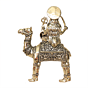 Small Brass Dasha Mata Murti for Pooja & Religious Decor BH11946