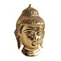 Metal Buddha Idol for Home Decor | Decorative Buddha Statue for Living Room & Office BH11652