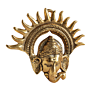 Metal Ganesha Wall Hanging for Home Decor | Decorative Ganpati Wall Art for Entrance & Pooja Room BH11668