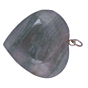 Grey Aventurine Heart Pendant for Reiki Healing