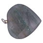 Grey Aventurine Heart Pendant for Reiki Healing
