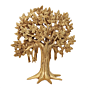 Brass Tree Showpiece for Home Decor Decorative Brass Tree Statue BH11368