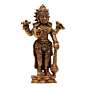 Mini Brass Vishnu Idol for Home Temple, Pooja & Gift BH12444