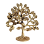 Brass Kalpavriksha Tree Idol | Divine Wish Fulfilling Tree Showpiece for Home Decor BH11215