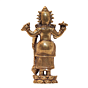 Mini Brass Vishnu Idol for Home Temple, Pooja & Gift BH12444
