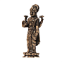 Brass Maa Lakshmi Murti for Home Temple, Pooja & Gift BH12385