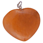 Handmade Red Aventurine Heart Pendant for Reiki Healing