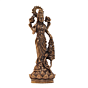 Mini Brass Lakshmi Idol for Home Temple, Pooja & Gift BH12445
