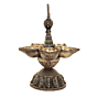Brass Peacock Diya for Puja, Home Temple & Diwali Decor BH11966