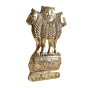 Ashoka National Emblem Brass Showpiece for Home, Office & Government Desk Decor, BH10164