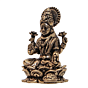  Brass Lakshmi Small Murti for Home Temple, Car Dashboard & Gift, BH12375