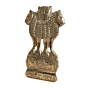 Ashoka National Emblem Brass Showpiece for Home, Office & Government Desk Decor, BH10164