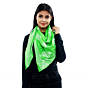 Eri Silk Printed Scarf | Green | 1.1 meter