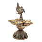 Brass Peacock Diya for Puja, Home Temple & Diwali Decor BH11966
