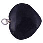Black Turmoline Heart Pendant for Reiki Healing