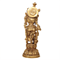 Brass Radha Idol for Home Temple & Decor BH11898 