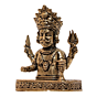 Mini Brass Nakoda Bhairav Idol for Home Temple & Gift BH12434