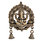 Decorative Brass Lord Ganesh Bell Wall hanging for Home Temple, BH11971
