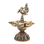 Brass Peacock Diya for Puja, Home Temple & Diwali Decor BH11966