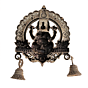 Decorative Brass Lord Ganesh Bell Wall hanging for Home Temple, BH11971