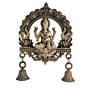 Decorative Brass Lakshmi Bell Hanging for Home Entrance, Temple & Vastu BH11972