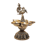 Brass Peacock Diya for Puja, Home Temple & Diwali Decor BH11966
