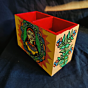 Girl Painting Stationary Organiser