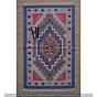 Blue Handmade Rug for Coffee Table 
