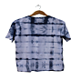 Stylish Tie-Dye T-Shirt |Navy Blue | 100% Cotton | Size S