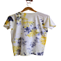 Stylish Tie-Dye T-Shirt |White | 100% Cotton | Size S