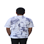 Stylish Tie-Dye T-Shirt |White | 100% Cotton | Size M