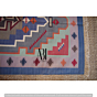 Handmade Rug for Coffee Table - Blue