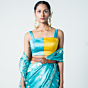 Leher Blue Banarasi Saree for Women