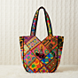 Colorful Embroidered Tote Bag for Everyday Use & Travel