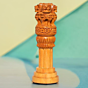Handmade Wooden Ashok Pillar | 4 Inch