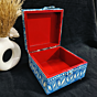 Blue Color Fish Painting Jewelley Box