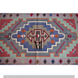 Handmade Rug for Coffee Table - Blue